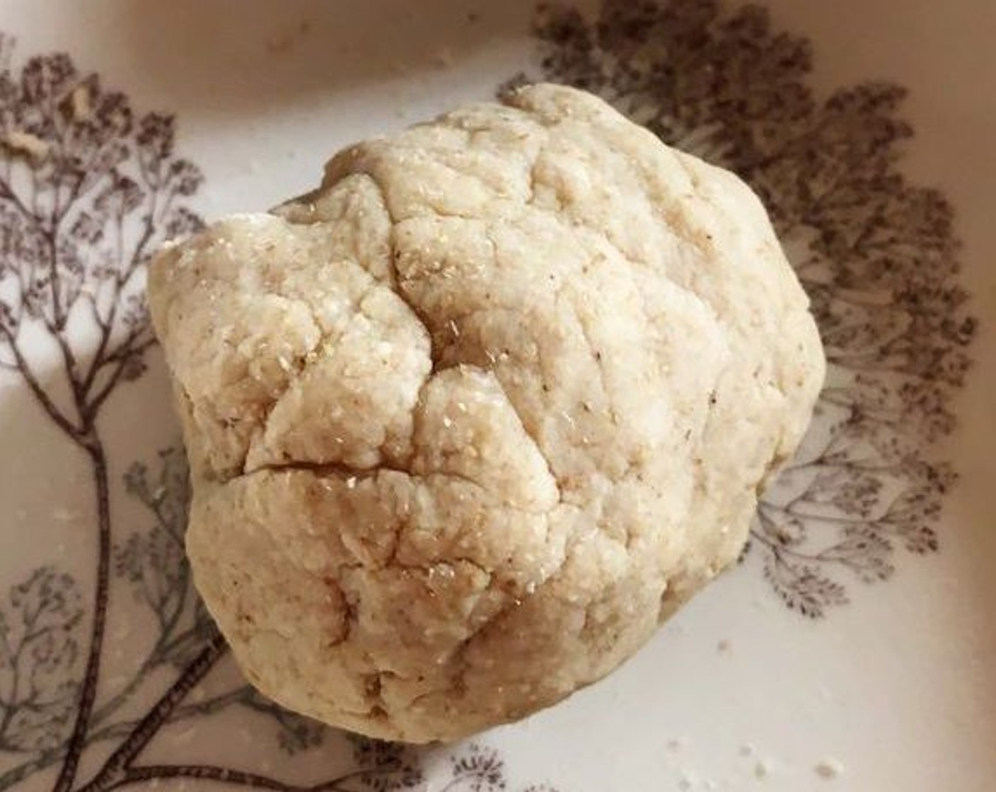step 4 In a bowl combine Gluten-Free Oat Flour (3 1/2 Tbsp), Rice Flour (1 Tbsp), Honey (1/2 tsp), Baking Powder (as needed), Vanilla Extract (1/4 tsp) and a splash of Almond Milk (to taste) for the vanilla cookies. mix until you get a soft and smooth dough.