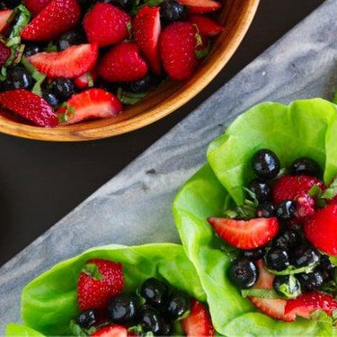 Berry Lettuce Cups with Limoncello Vinaigrette Recipe | SideChef
