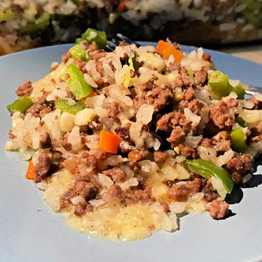 Easy Cheesy Ground Beef And Rice Casserole Recipe | SideChef