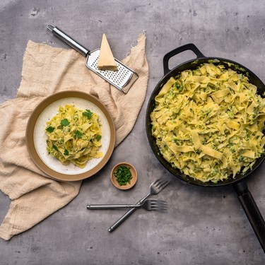 Weeknight Zucchini Lemon Alfredo Recipe | SideChef