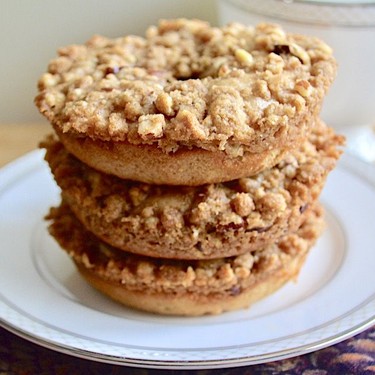 Cinnamon Buttermilk Crumb Donuts Recipe | SideChef