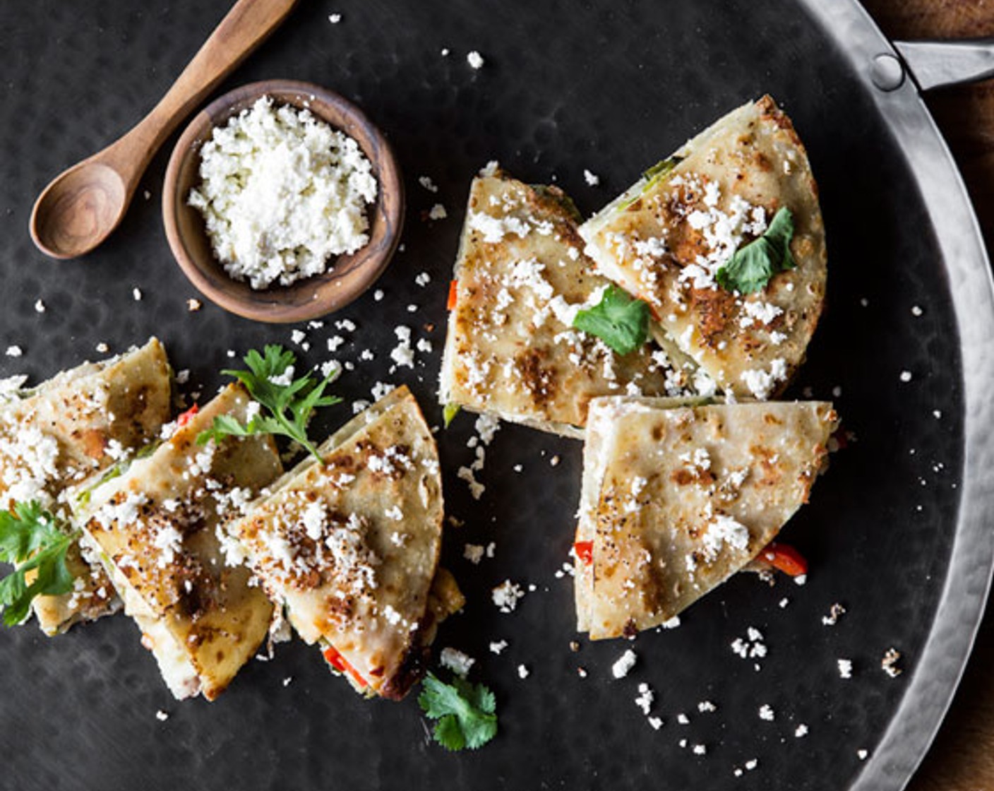 Roasted Two-Pepper Quesadillas