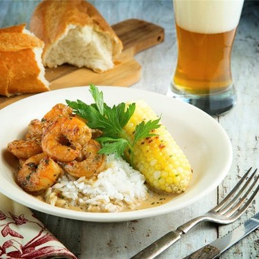 New Orleans "BBQ" Shrimp with Roasted Corn Recipe | SideChef