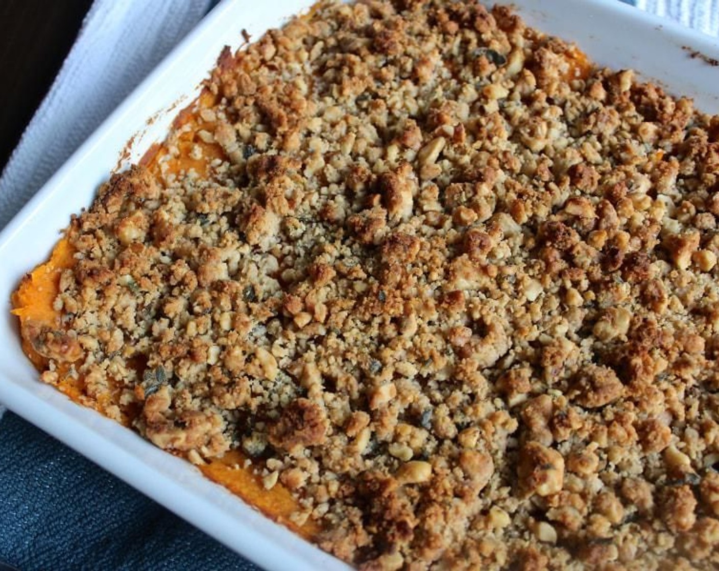 Savory Sweet Potato Crumble