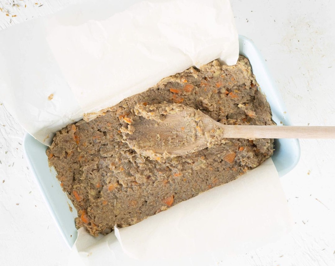 step 9 Pour mixture into loaf pan and coat the top with some glaze. Bake for 30-40 minutes and remove from oven and coat with more glaze. You should have some leftover for serving. Bake for 5 more minutes.