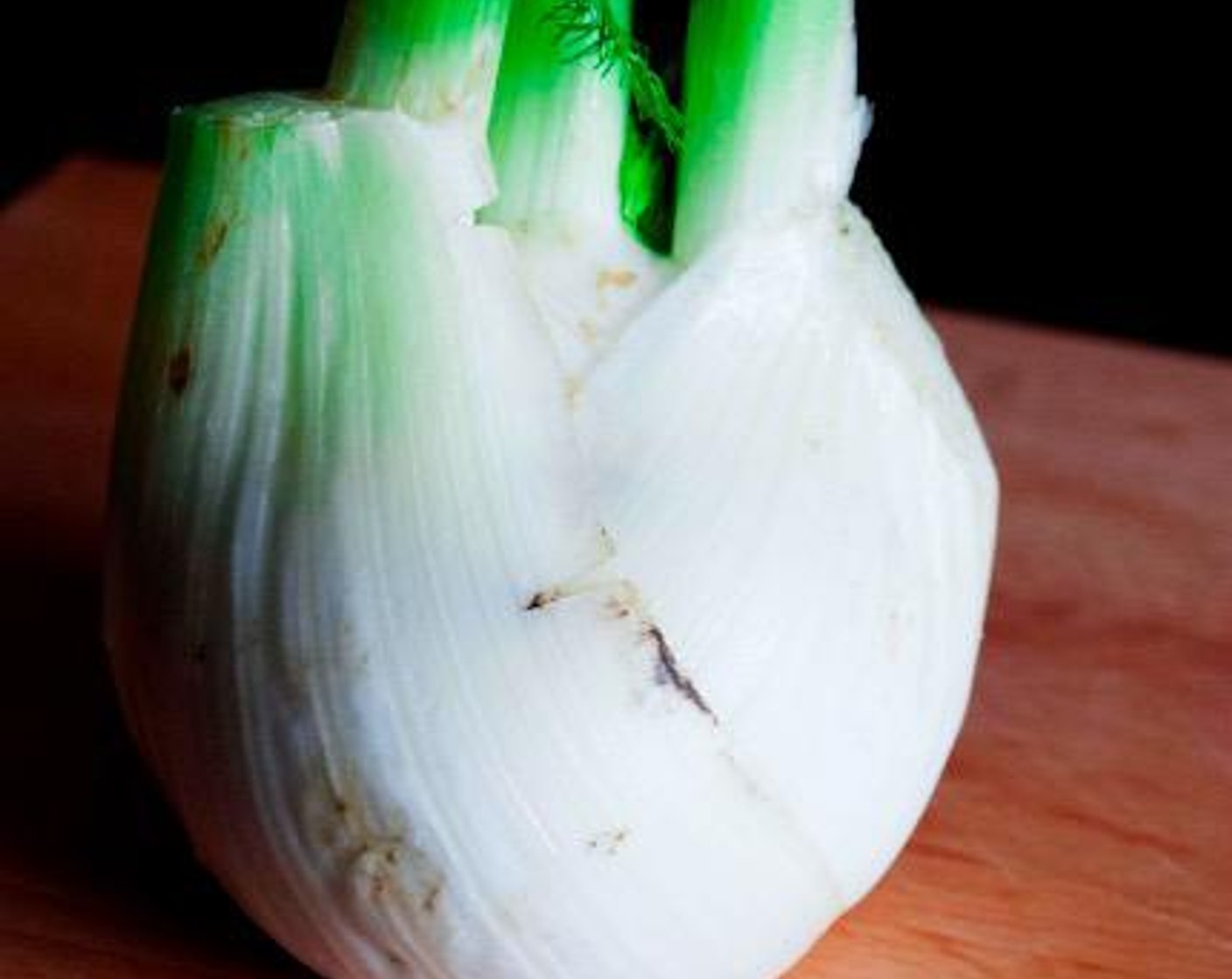 step 1 Wash up the Fennel Bulb (1) and remove the first layer.