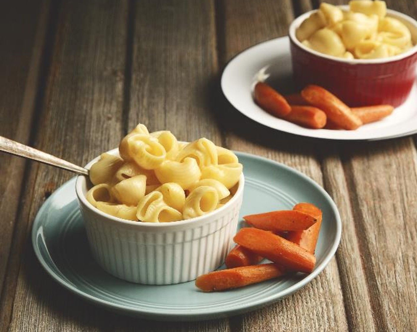 The Classic Kids Mac n Cheese with Glazed Carrots