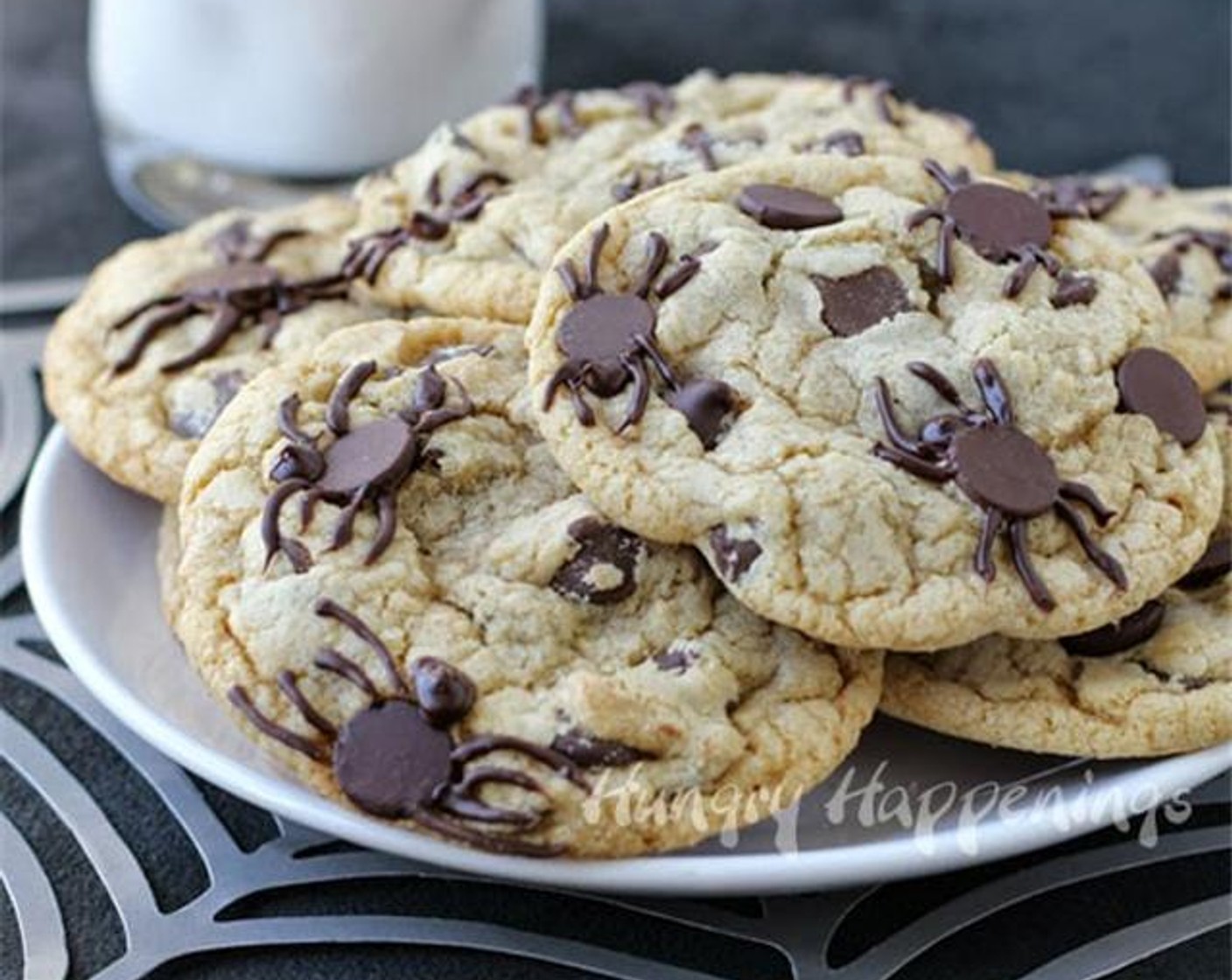 Spider-Infested Chocolate Chip Cookies