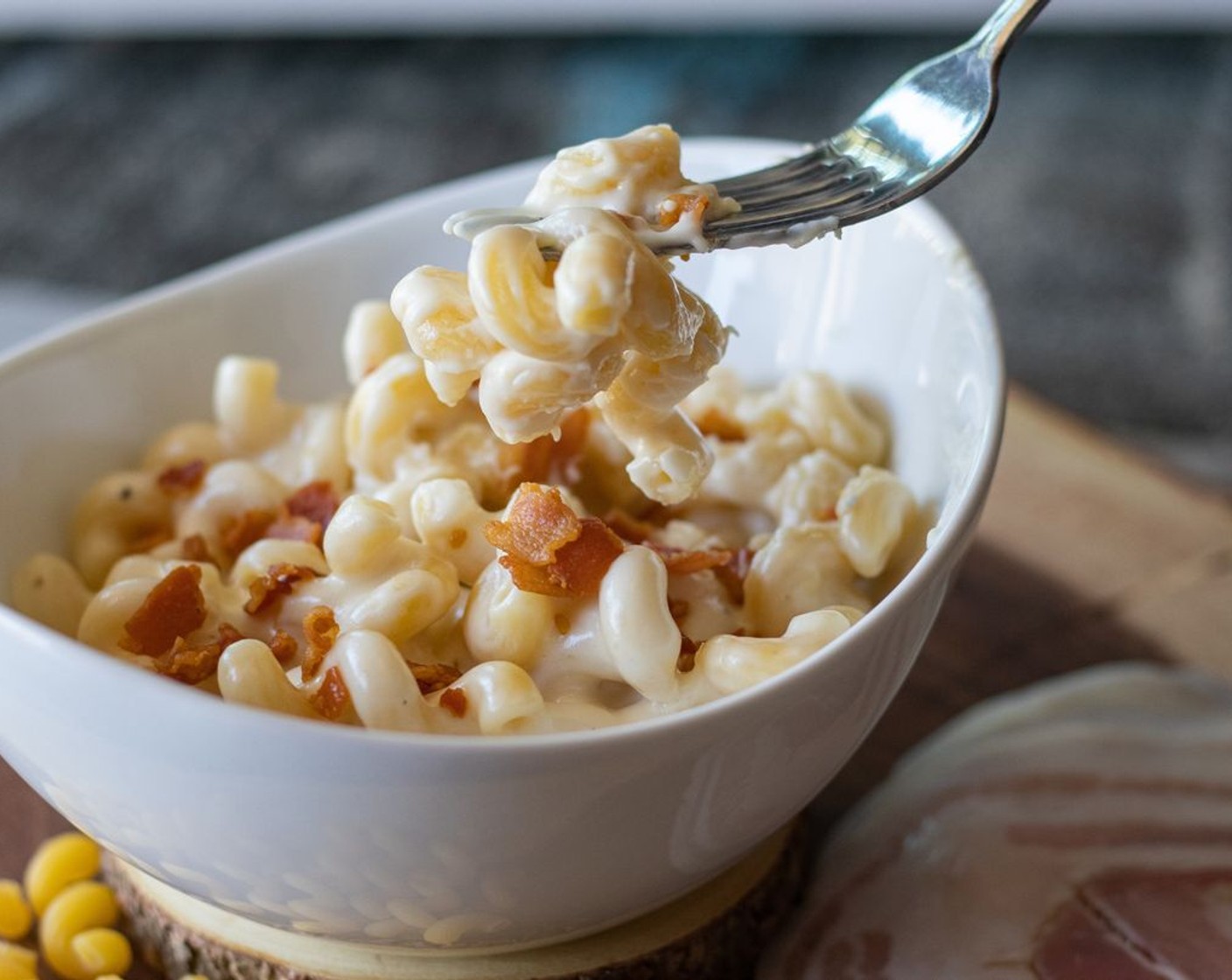 Panko Crusted Pancetta Mac 'n Cheese