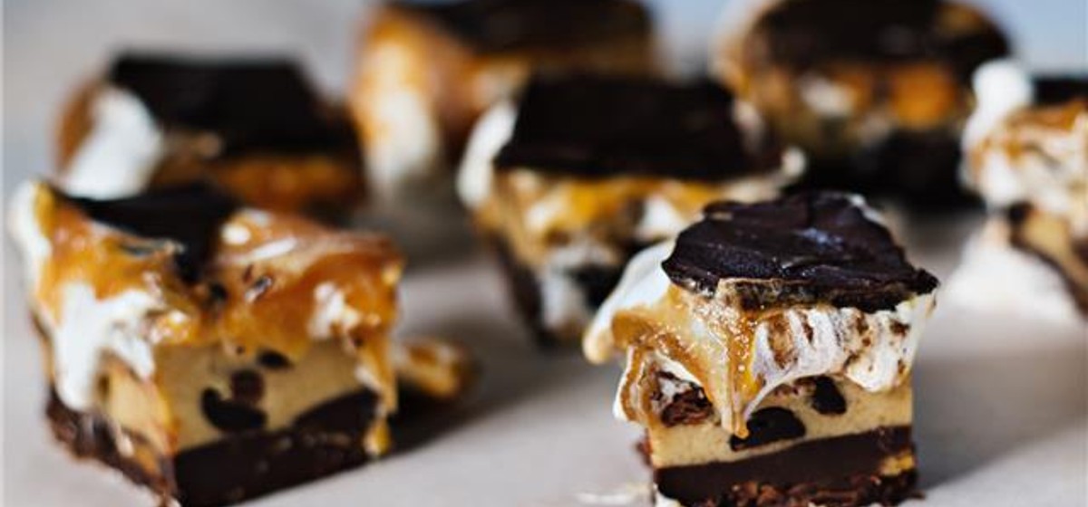 No Bake S'mores Shortbread Recipe | SideChef