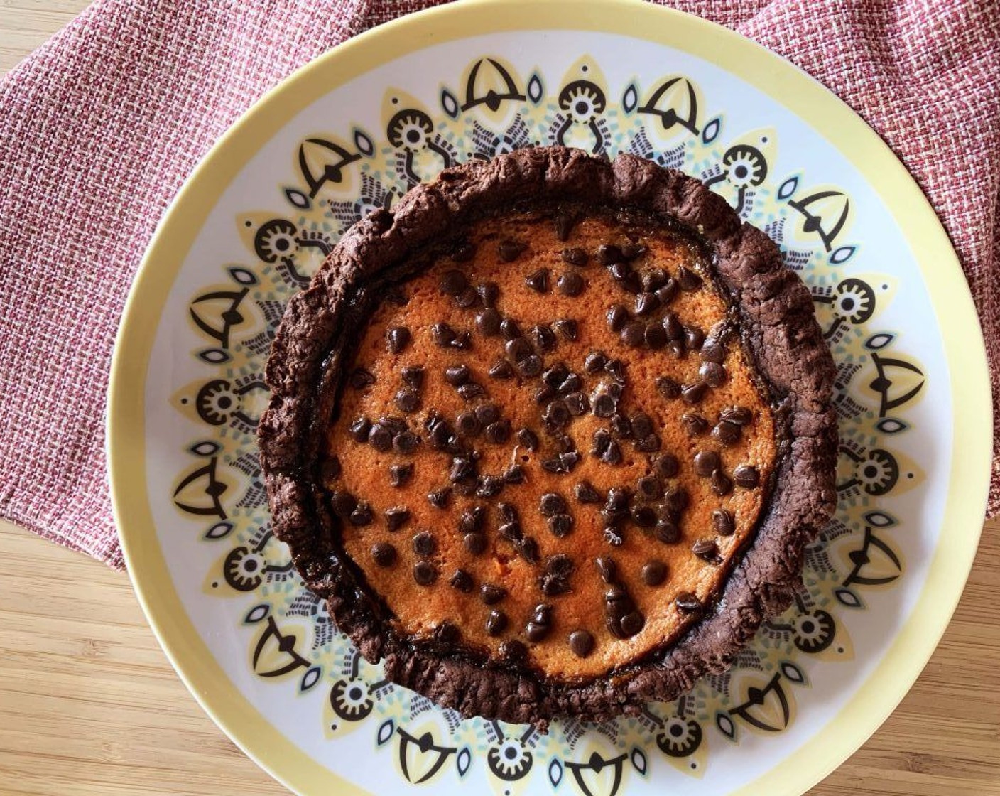 Chocolate Prickly Pear Pie