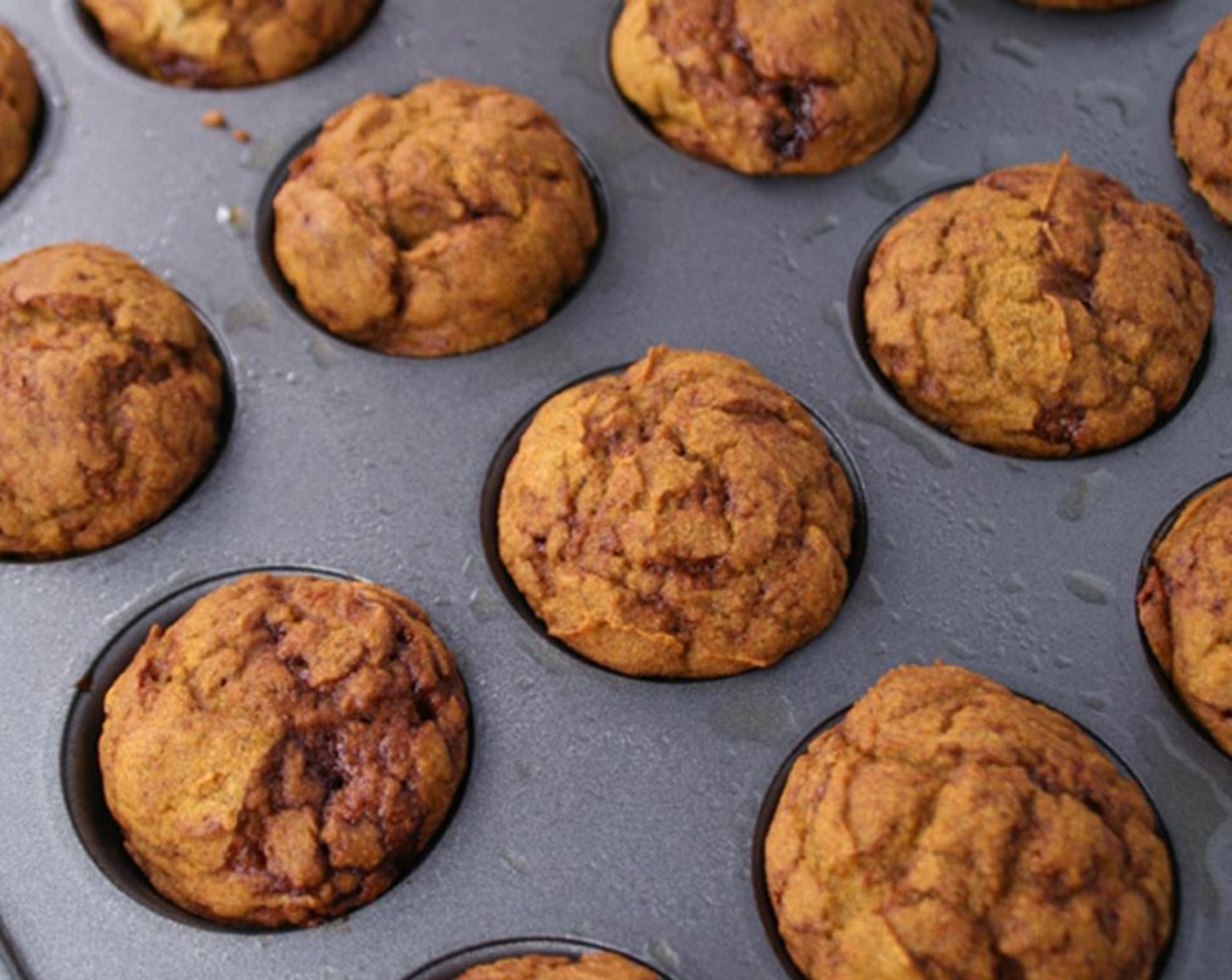 step 7 Bake for 20-22 minutes or until a toothpick inserted in center of muffin comes out clean. Let cool.