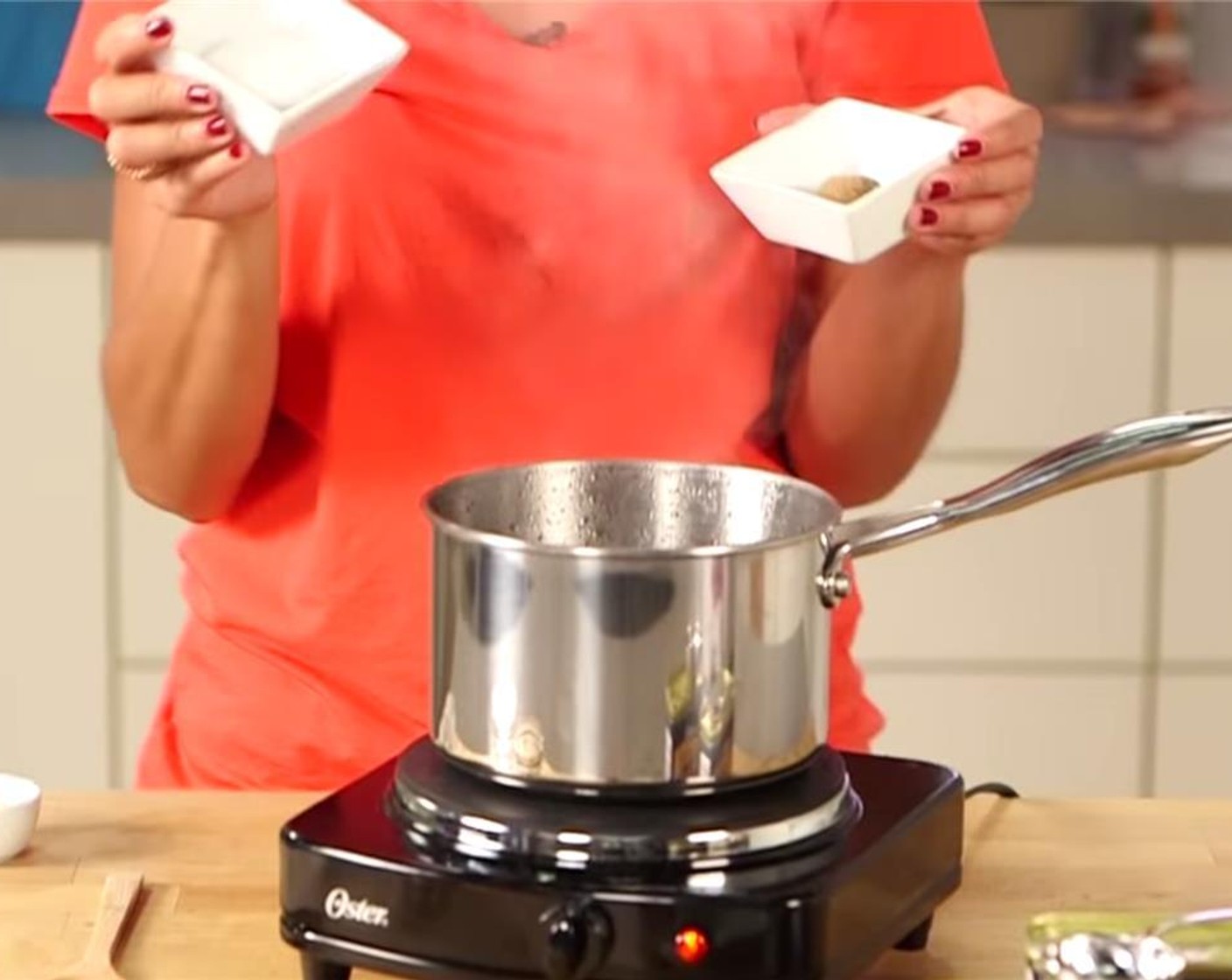 step 7 Combine Soy Sauce (1/4 cup), Water (1 Tbsp), Rice Vinegar (1 Tbsp), Brown Sugar (1 Tbsp), Fresh Ginger (1 tsp), and Granulated Sugar (2 Tbsp) in a small saucepan.