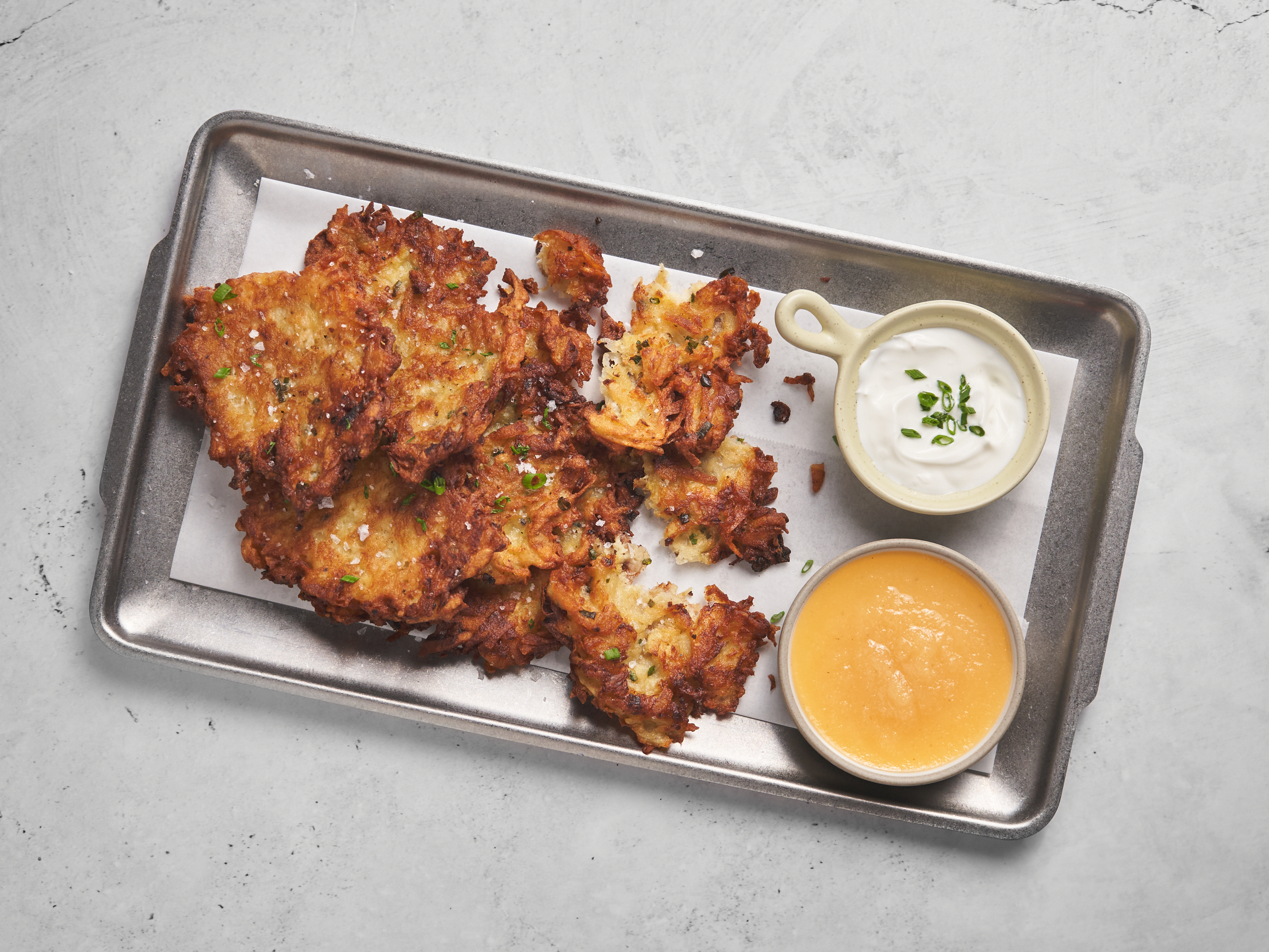 Easy Potato Latkes Recipe SideChef 8faf11e4 Ac26 4f3d B7ae 60a57343ba12