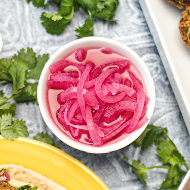 Quick and Healthy Red Pickled Onion Recipe | SideChef