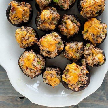 Boom Boom Stuffed Mushrooms Recipe | SideChef