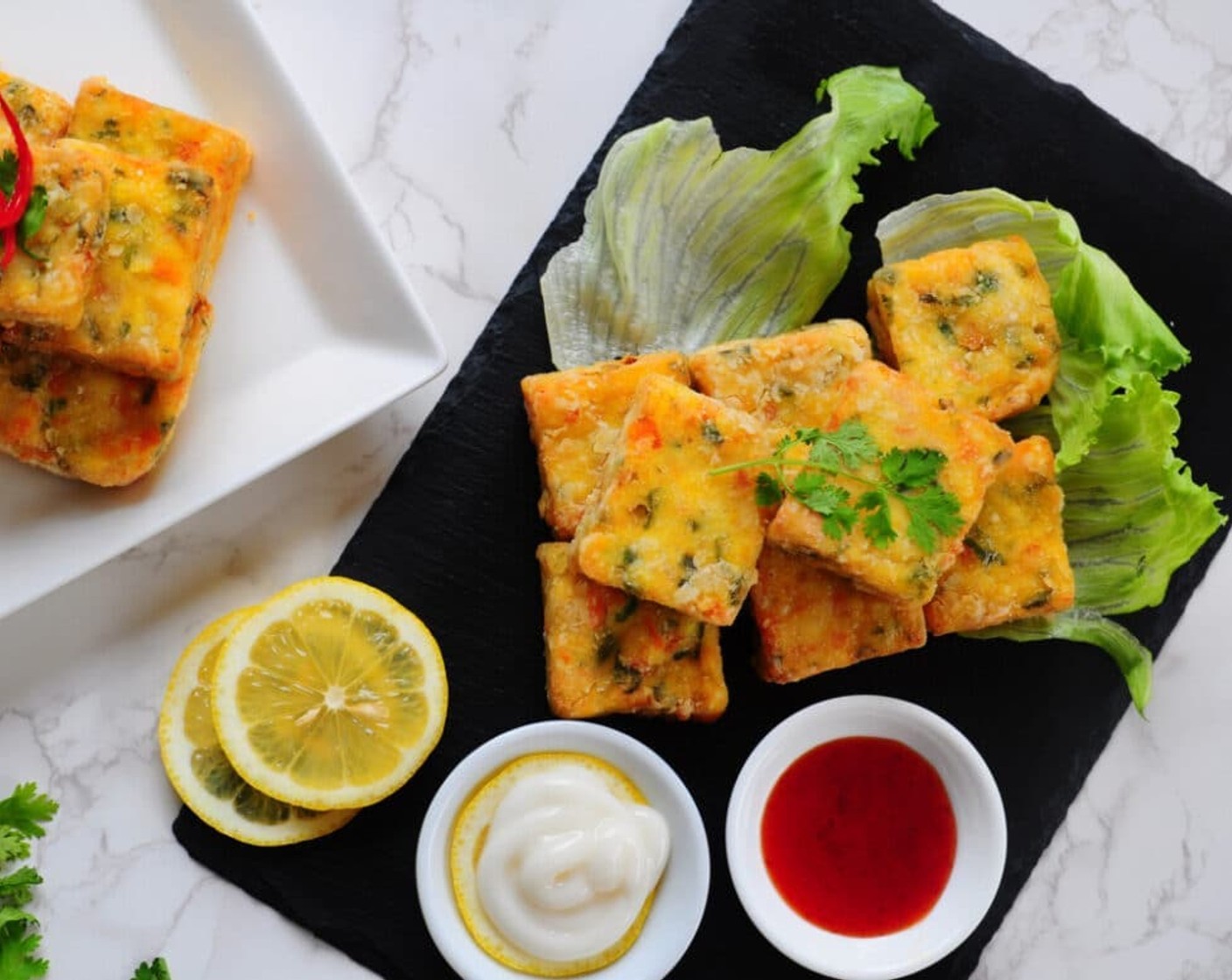Crispy Homemade Seafood Tofu