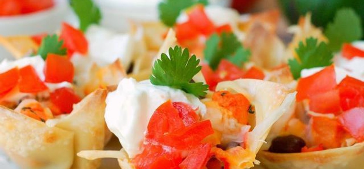 Chicken Quesadilla Wonton Cups Recipe | SideChef