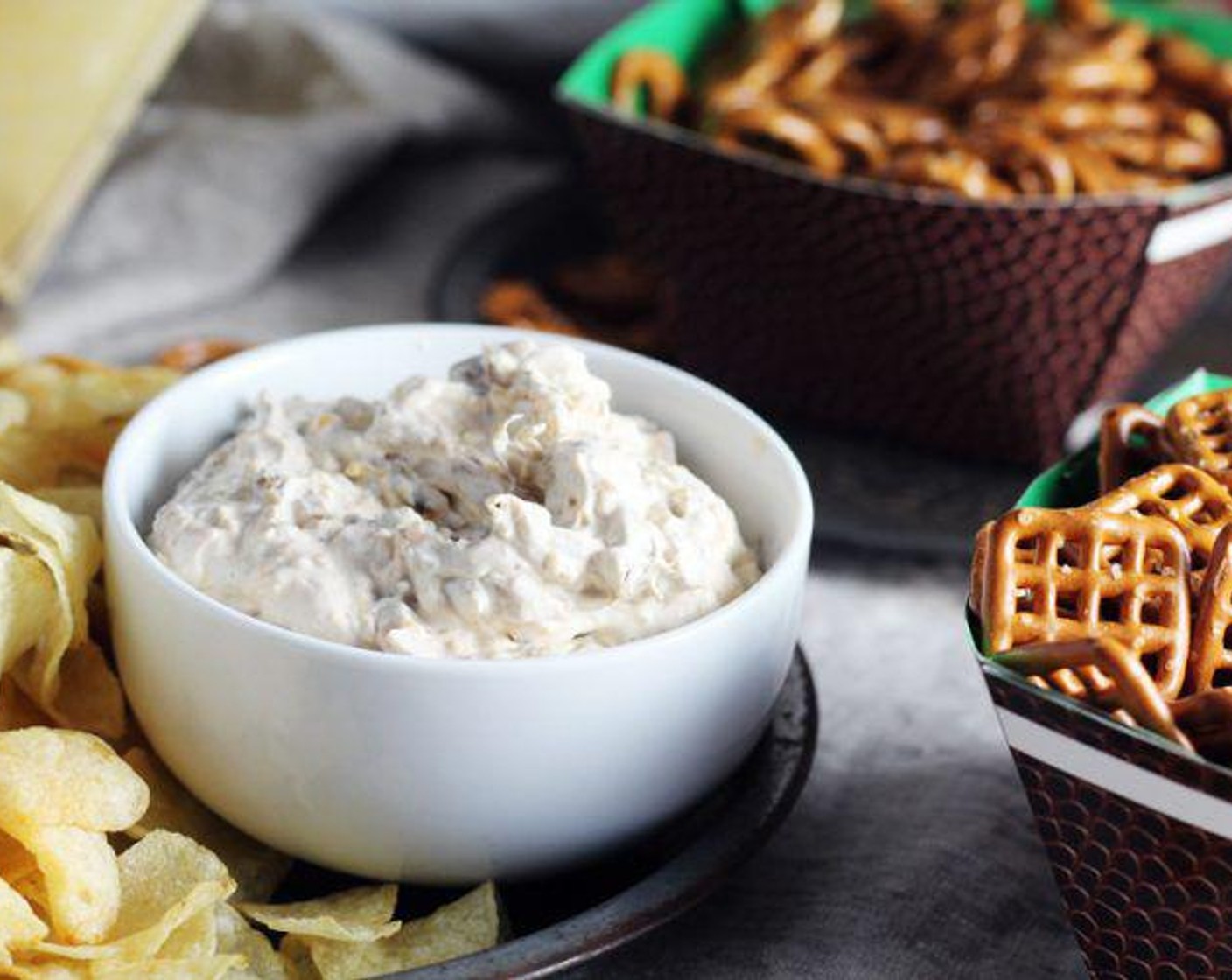 Sour Cream + Cheddar French Onion Dip