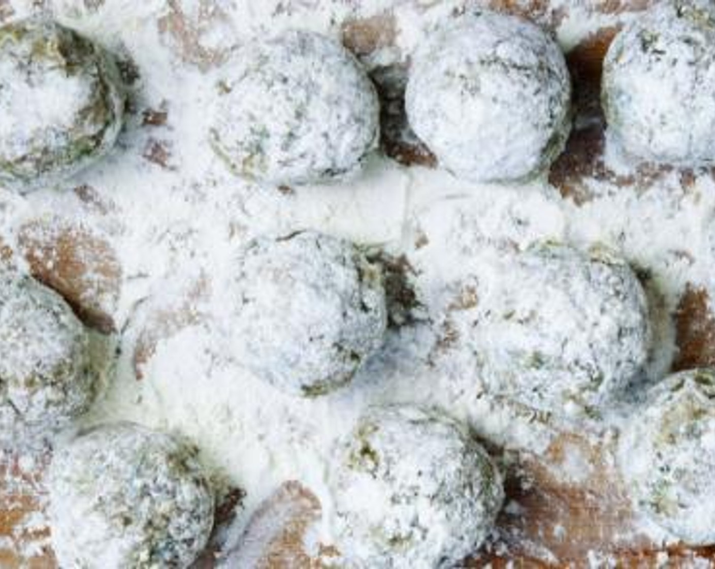 step 3 Form about 11-12 balls, coat them in All-Purpose Flour (4 Tbsp), and brush them with Extra-Virgin Olive Oil (4 Tbsp).