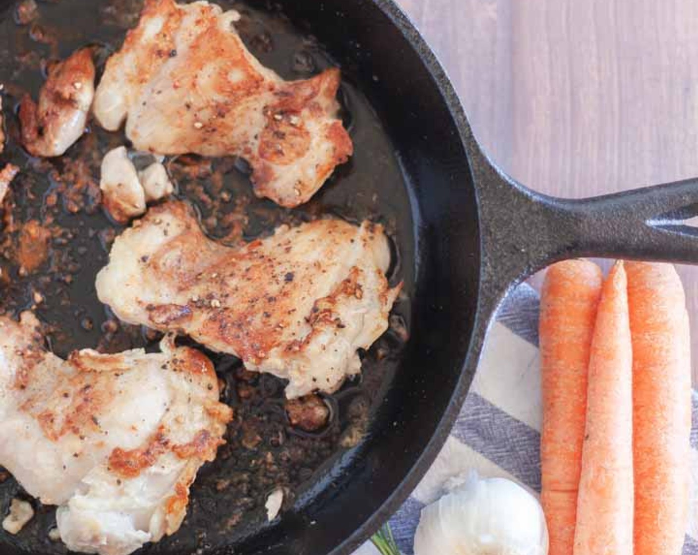 step 3 Cook for 8-10 minutes until browned on both sides and fully cooked. Remove from pan and set aside. When cooled, cut into bite-sized pieces.