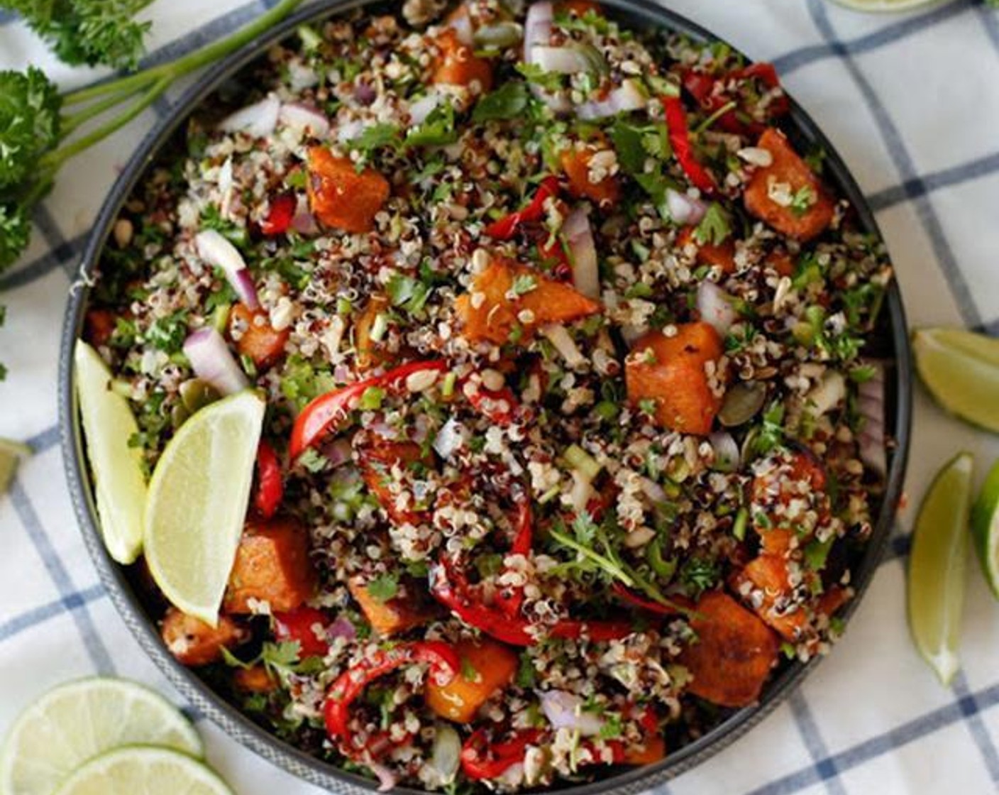 Quinoa Salad with Roasted Pumpkin
