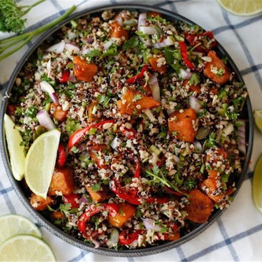 Quinoa Salad with Roasted Pumpkin Recipe | SideChef