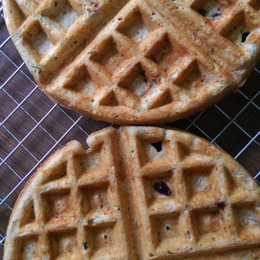 Zucchini and Blueberry Waffles Recipe | SideChef