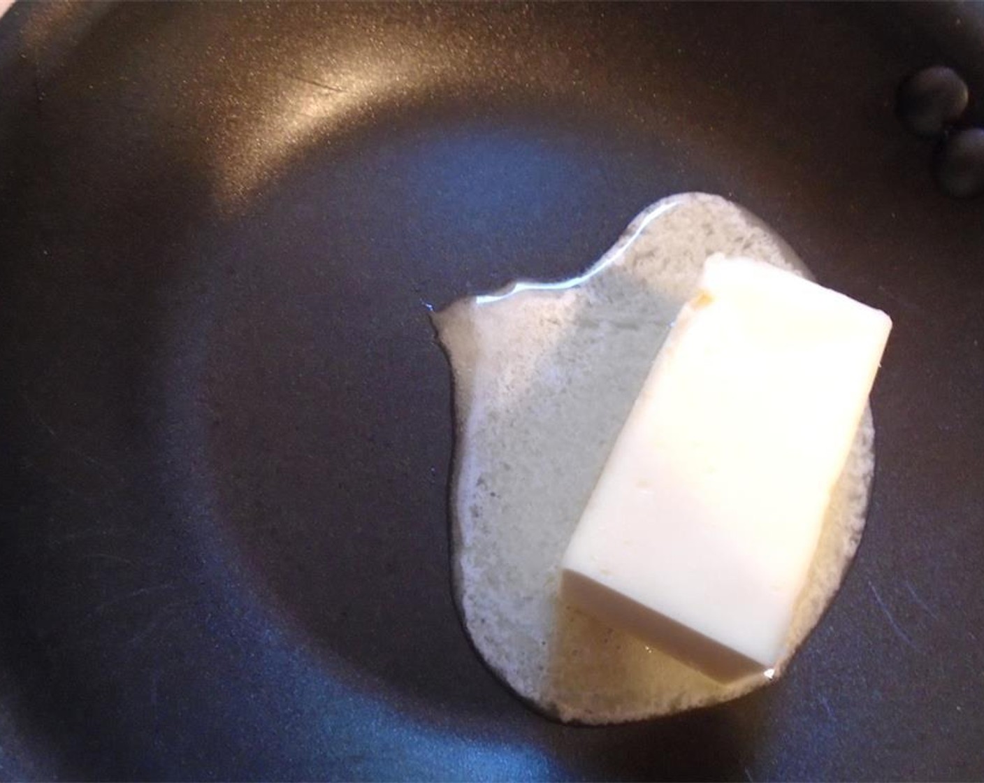 step 1 First, to prepare the cheese sauce, melt Butter (4 Tbsp) in a saucepan.