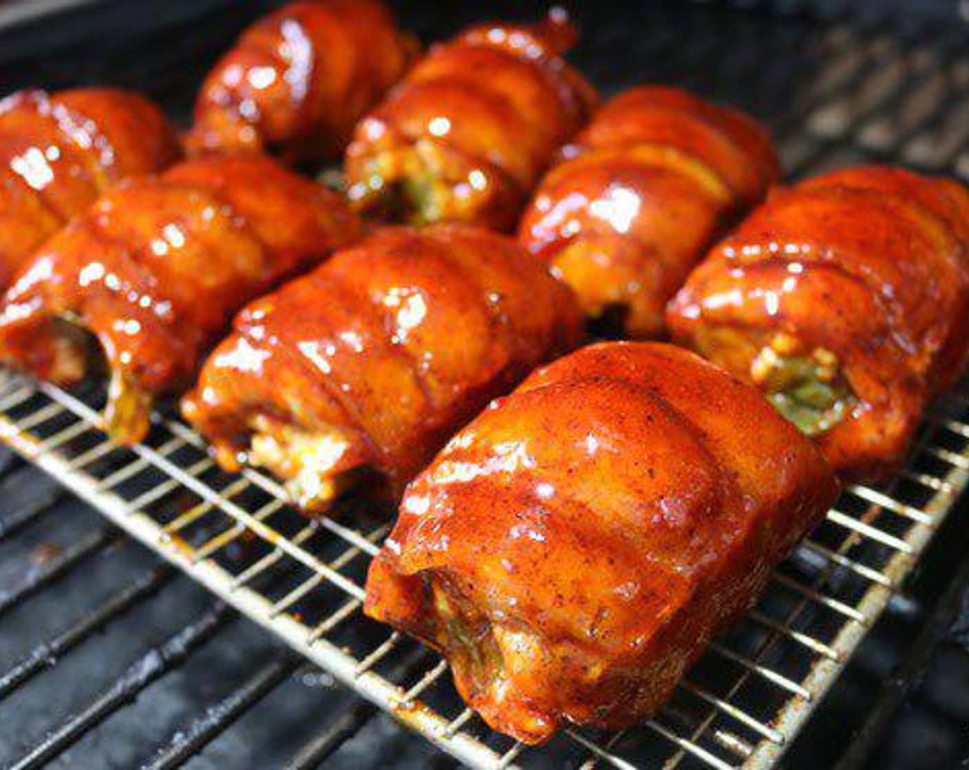 Bacon Wrapped Jalapeño Chicken Thighs