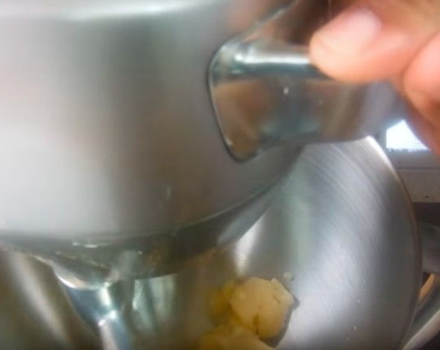 step 4 Transfer the dough to the bowl of a stand mixer fitter with a paddle attachment. Mix on low for 1 minute.