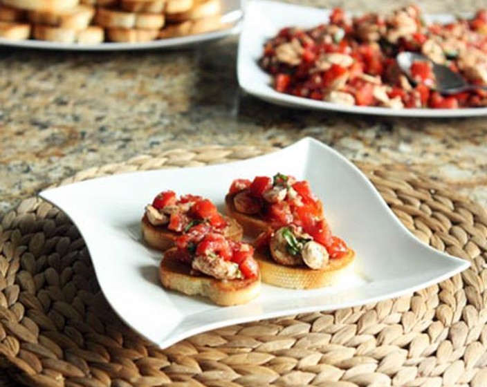 Bruschetta Mozzarella  Recipe | SideChef