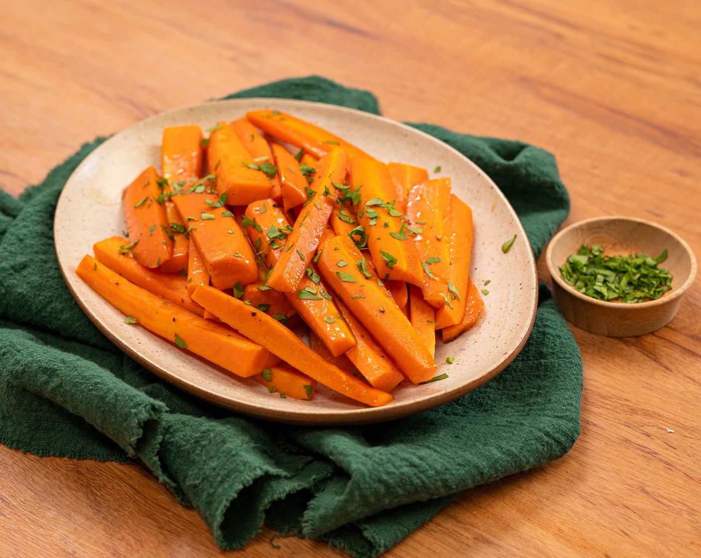 step 4 Remove from the microwave and sprinkle with Fresh Parsley (to taste), then serve.