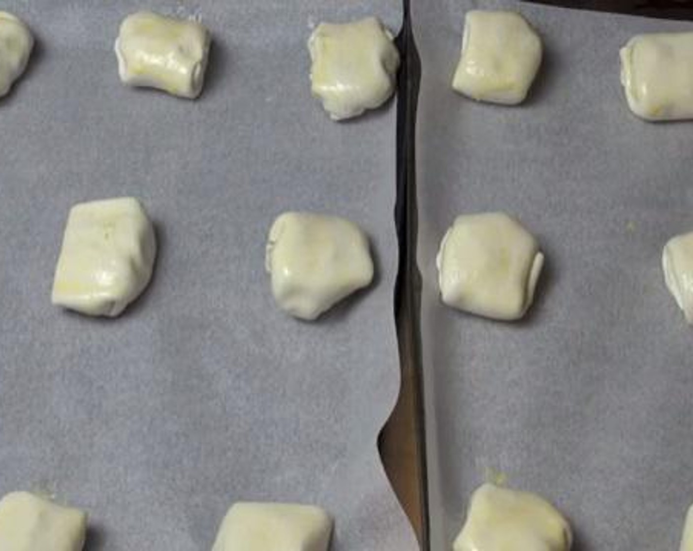 step 3 Cut each Puff Pastry (3) into 6 pieces. On each piece, put your mushroom mixture, together with a piece from your fried beef. Wrap up each pastry, brush with the Eggland's Best Classic Egg (1), and bake inside a preheated oven 200 degrees C (400 degrees F) for about 20 minutes.