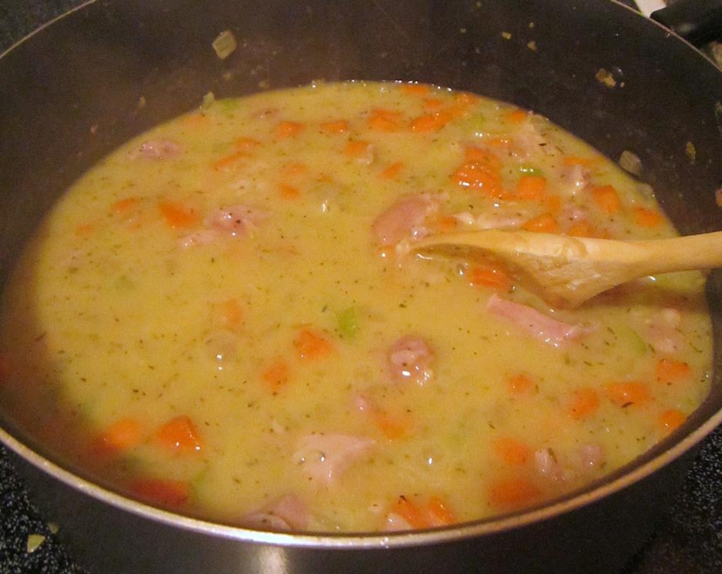 step 4 Add Chicken Breasts (1.3 lb) seasoned with Salt (to taste) and Ground Black Pepper (to taste) to the broth mixture. Bring the broth back to a boil, then reduce heat and cook until chicken is cooked through.