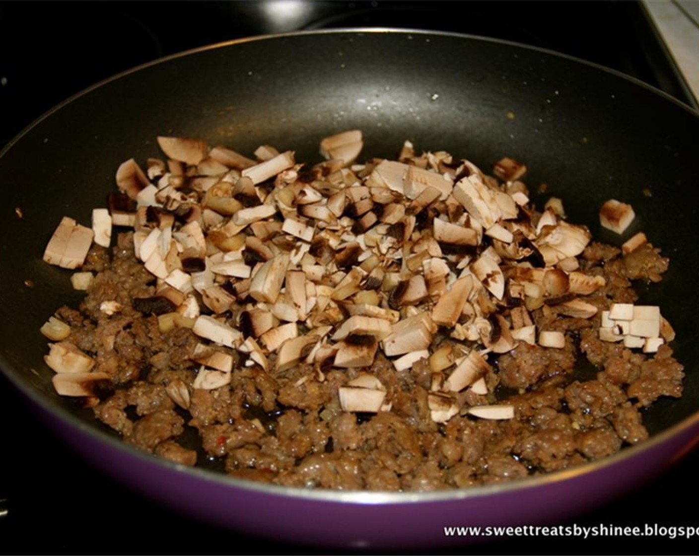 step 5 Add in Mushroom (1 cup) and cook until tender.