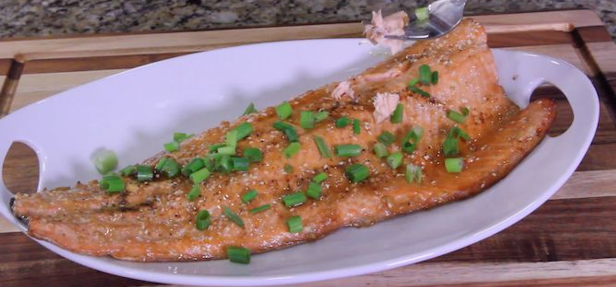 Toasted Sesame Ginger Salmon Recipe | SideChef