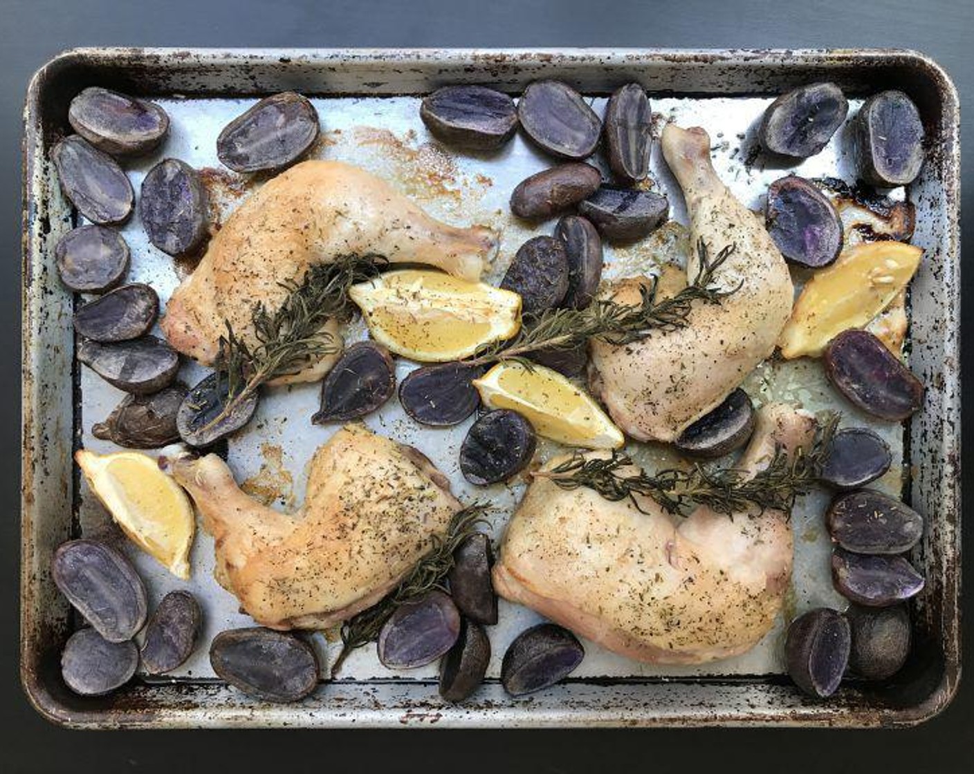 Rosemary Lemon Roasted Chicken and Potatoes