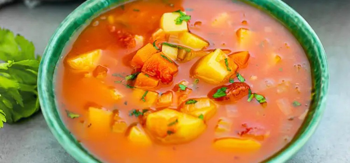 Lazy Chunky Mixed Vegetable Soup Recipe | SideChef