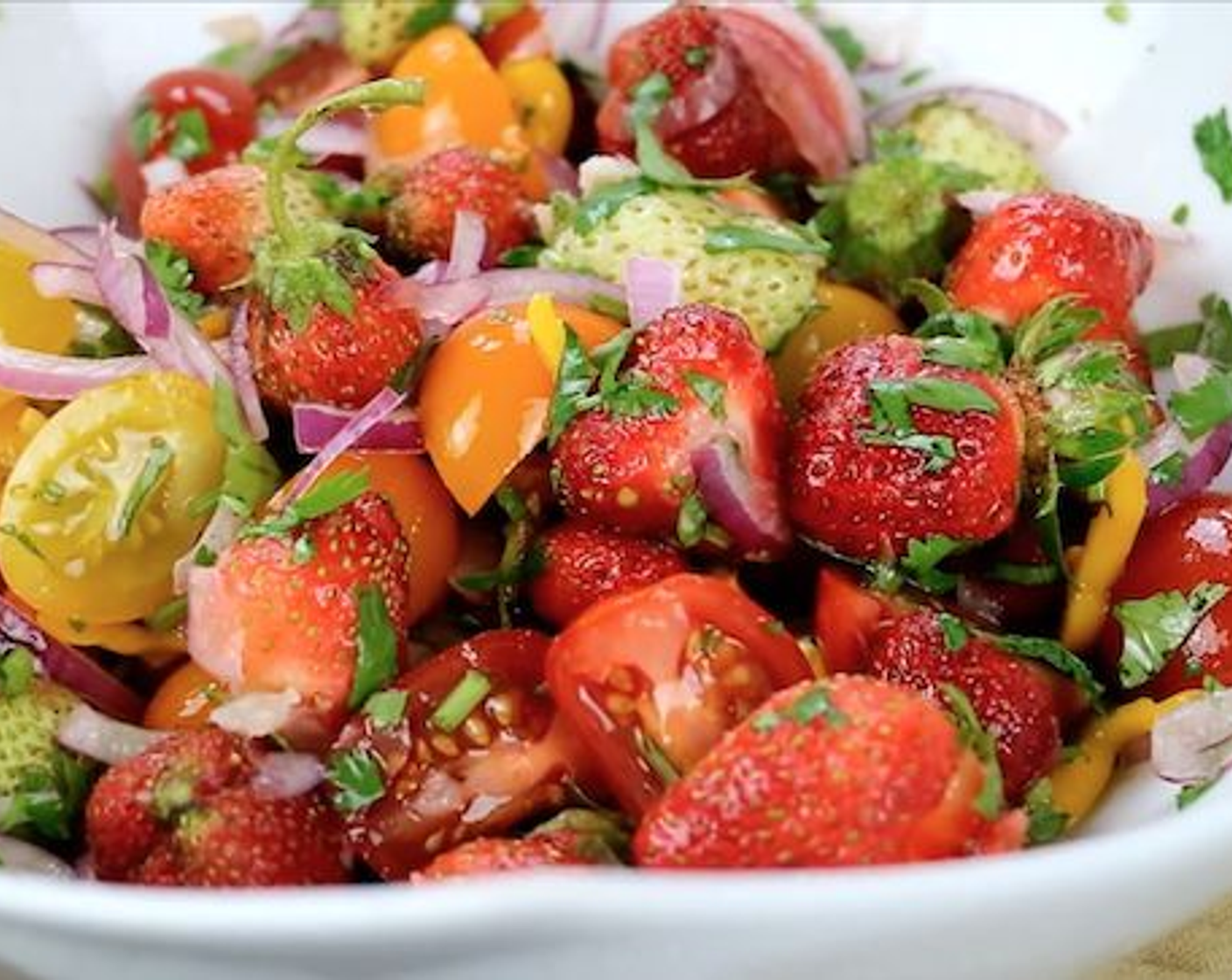 Strawberry Chow Salad