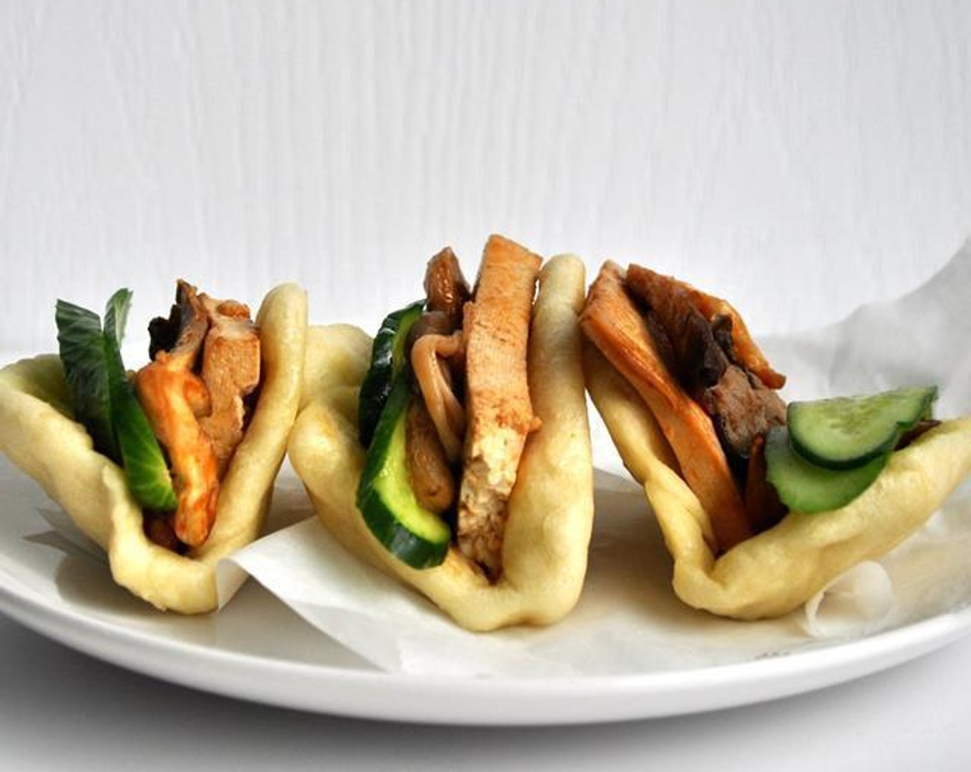 Tofu and Mushroom Steamed Buns (Bao)