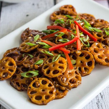 Stir Fried Lotus Root in Garlic Sauce Recipe | SideChef