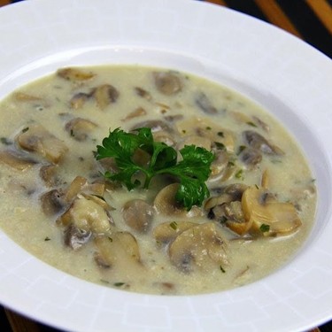 Creamy Coconut Mushroom Soup Recipe | SideChef