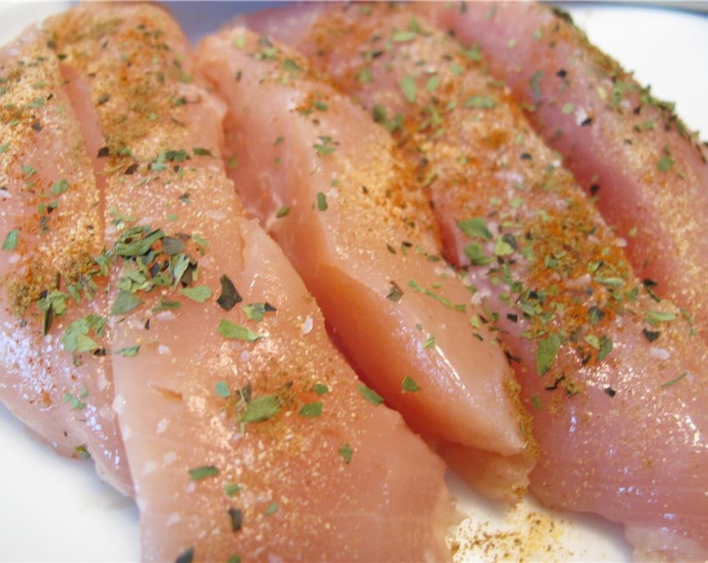 step 3 Season the Boneless Skinless Chicken (8 oz) with Salt (to taste) and Ground Black Pepper (to taste) and set aside at room temperature.