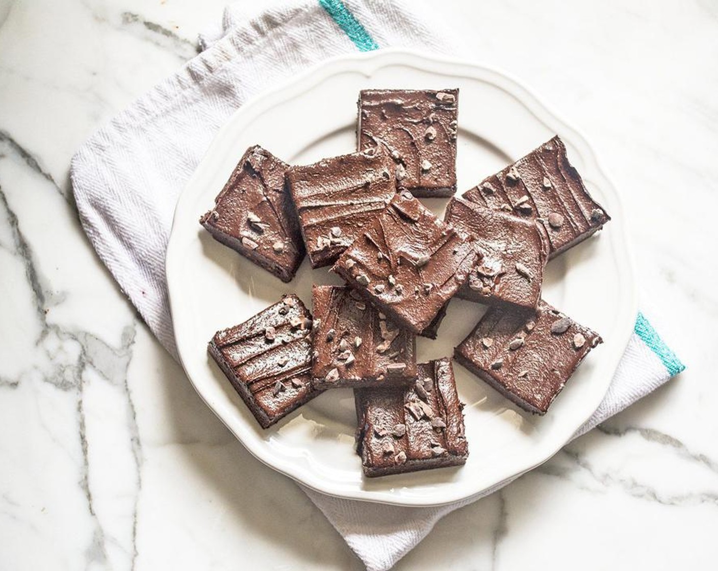 Raw Dark Chocolate Healthy Brownies