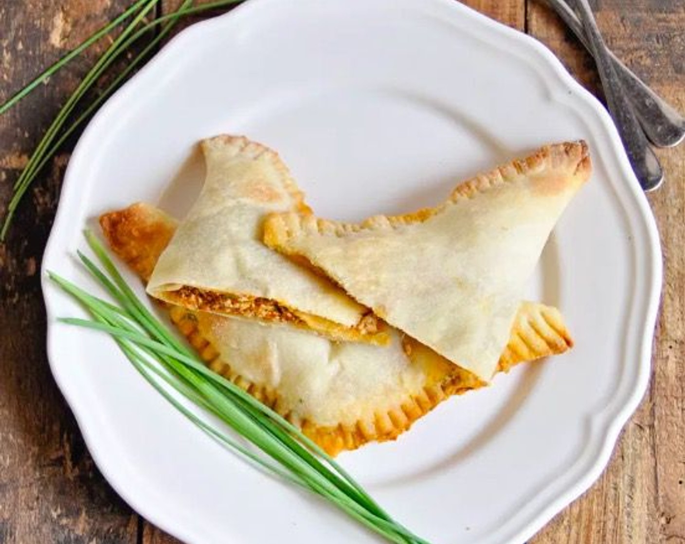 Empanadas with Roasted Peppers and Goat Cheese