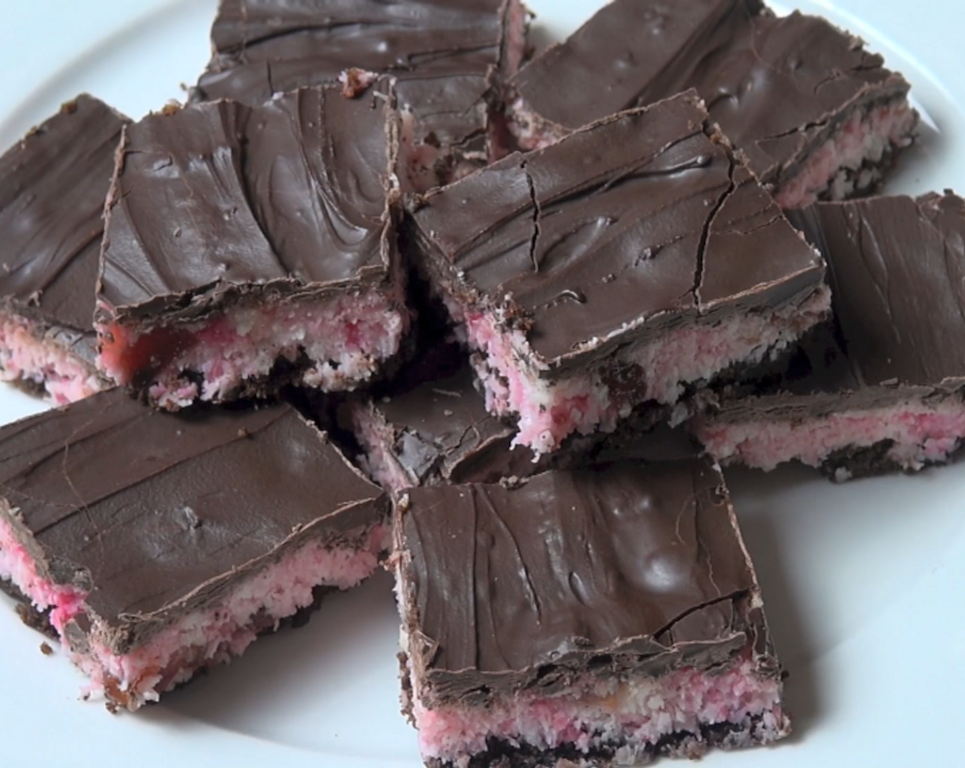 Cherry Ripe Chocolate Slice