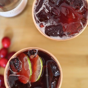 Cranberry and Pomegranate Mule Recipe | SideChef