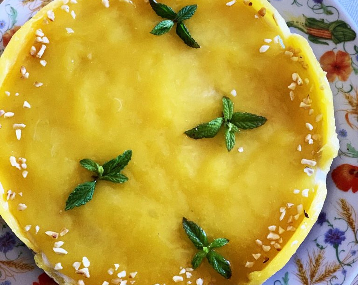 Vegan Mango Ice Cream Cake