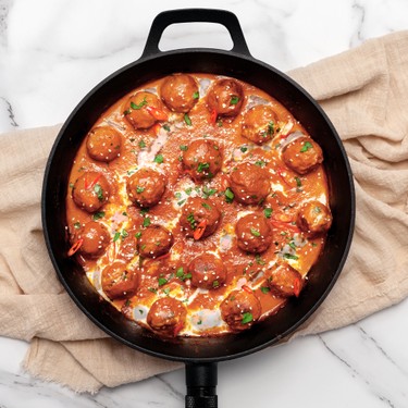Tempeh Meatballs with Thai Curry Sauce Recipe | SideChef